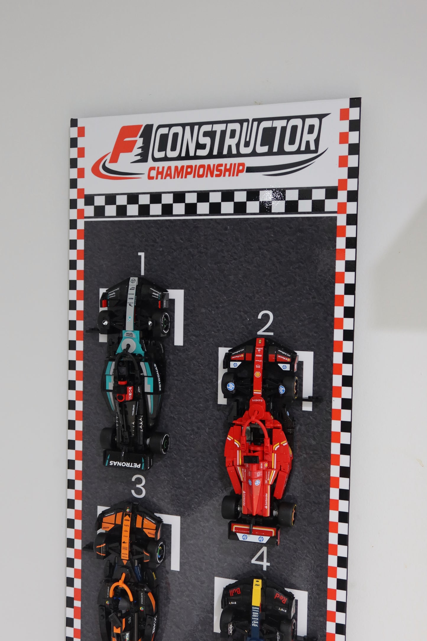LEGO F1 Constructors Championship Display